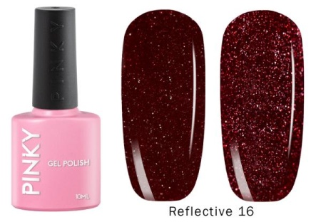 Гель-лак PINKY (Пинки) Reflective 16, 10 мл
