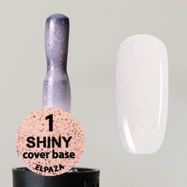 База Elpaza (Эльпаза) Shiny Rubber Base Cover Pink № 01, 10 мл
