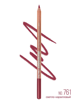 Карандаш для глаз и губ Miss Tais № 761, светло-коралловый Карандаш для глаз и губ Miss Tais № 761, светло-коралловый