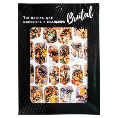 Тэг-пленка для маникюра и педиюра Brutal 014