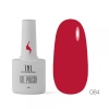 Гель-лак TNL (тнл) 8 чувств 084 насыщенный красный, 10 мл