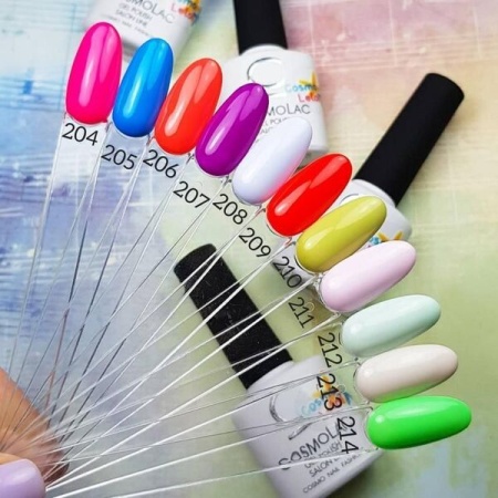 Гель-лак Cosmolac (Космолак) Neon 214 Свежий букет, 7,5 мл.