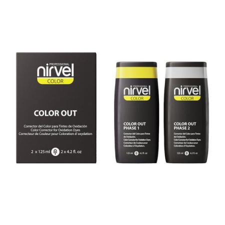 Nirvel (Нирвел) корректор косметического цвета Color Out («кислотная» смывка), 2 шт по 125 мл