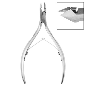 Кусачки для кожи Irisk (Ириск) Premium, лезвие 9 мм, двойная пружина, KD-90