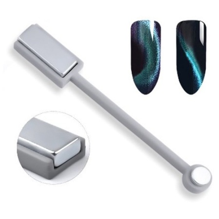 Магнит для гель-лаков Кошачий глаз двойной, с эффектом луны Магнит для гель-лаков Кошачий глаз двойной, с эффектом луны