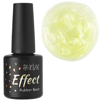 Каучуковая база Irisk с эффектами Effect Rubber Base 07 Жемчужная Плюмерия, 10мл Каучуковая база Irisk с эффектами Effect Rubber Base 07 Жемчужная Плюмерия, 10мл
