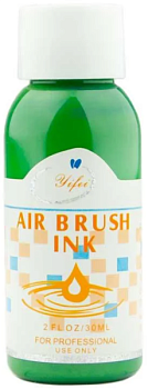 Краска Air Brush Ink для Аэрографа зеленая, 30 мл Краска Air Brush Ink для Аэрографа зеленая, 30 мл