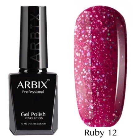 Гель-лак Arbix (Арбикс) Ruby 012 Элексир Любви, 10 мл