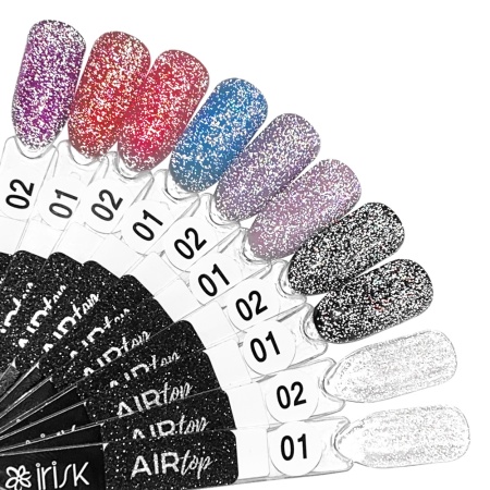 Топ светоотражающий Irisk (Ириск) без липкого слоя Air Top, 02 (Silver (средний)), 10мл Топ светоотражающий Irisk (Ириск) без липкого слоя Air Top, 02 (Silver (средний)), 10мл