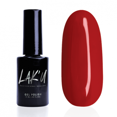 Гель-лак LAK'U (Лакью) Ruby Red R 05, 10 мл