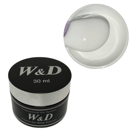 W&D моделирующий гель French-Gel White (сырьё Keystone), 30 мл