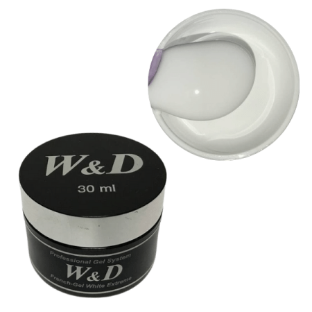 Моделирующий гель W&D French-Gel White (сырьё Keystone), 30 мл