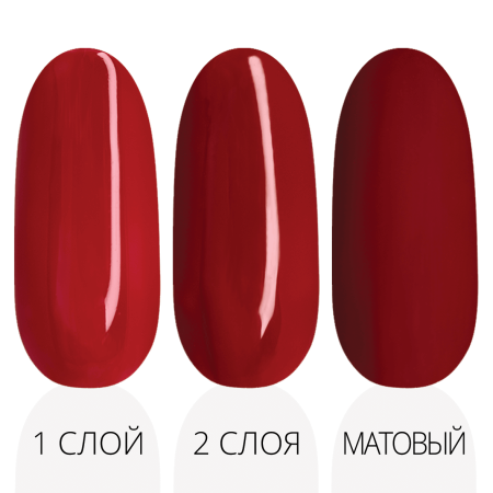 Гель-лак LAK'U (Лакью) Ruby Red R 08, 10 мл
