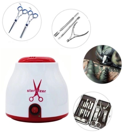 Стерилизатор гласперленовый шариковый Tools Sterilizer SP-9001, красный