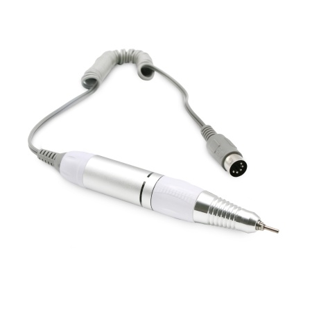 Ручка для аппарата маникюра и педикюра Gobal Fashion, белая, 25000 об