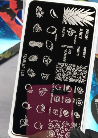 Пластина для стемпинга Starlet (старлет) № 113