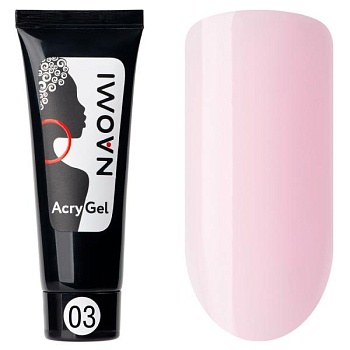 Полигель Naomi AcryGel 03 Молочно-розовый, 15гр Полигель Naomi AcryGel 03 Молочно-розовый, 15гр