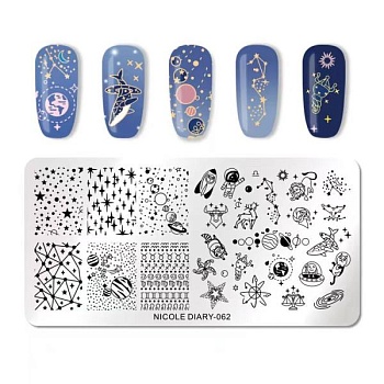 Пластина для стэмпинга Nicole DIary-062