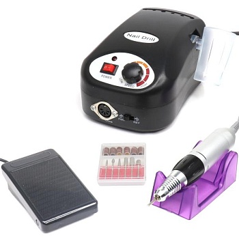 Аппарат для маникюра и педикюра Nail Drill ZS-217 черный, 35000 об. Аппарат для маникюра и педикюра Nail Drill ZS-217 черный, 35000 об.