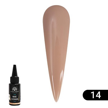 Гель для наращивания ногтей Global Fashion (Глобал Фэшн) Magic-Extension 014, 30 мл