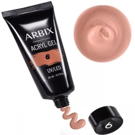 Полигель для наращивания Arbix (Арбикс) Acryl Gel 06, 30 мл