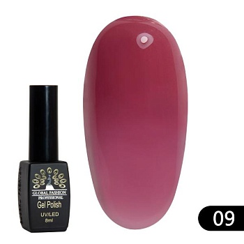 Гель-лак Global Fashion (Глобал Фэшн) Термо 009, 8 мл Гель-лак Global Fashion (Глобал Фэшн) Термо 009, 8 мл