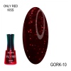 Гель-лак Gellaktik (Геллактик) Only Red Kiss Gork 10, 12 мл