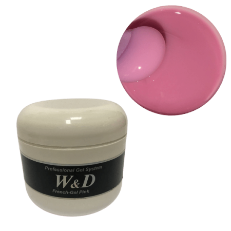 Моделирующий гель W&D French-Gel Pink (сырьё Keystone), 120 мл