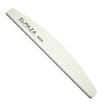Пилка Elpaza белая лодочка 180/240 Пилка Elpaza белая лодочка 180/240