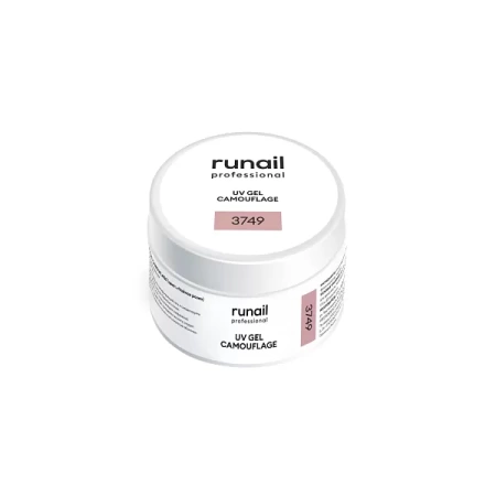 Камуфлирующий UV-гель RuNail (Рунейл) professional 3749, 56 мл