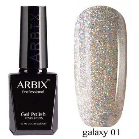 Гель-лак Arbix (Арбикс) Galaxy № 001, 10 мл