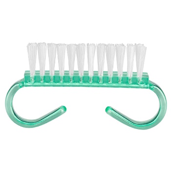 Щетка маленькая для чистки от опила зеленая, 1 шт