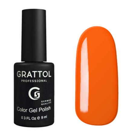 Гель-лак Grattol (Граттол) Classic 029 Orange Red, 9 мл