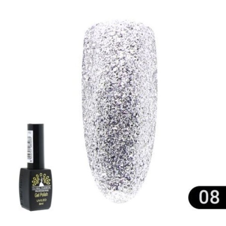 Гель-лак Global Fashion (Глобал Фэшн) Gold 008, 8 мл