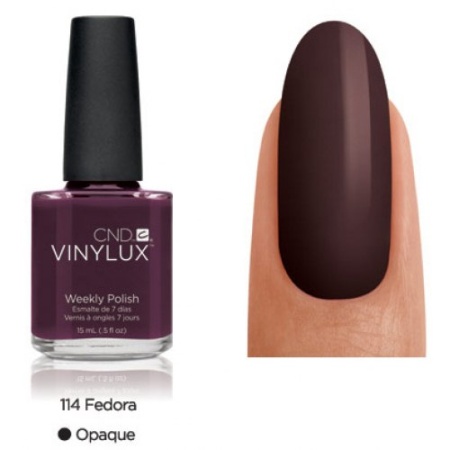 Лак CND Vinylux (Винилюкс) Fedora 114, 15 мл