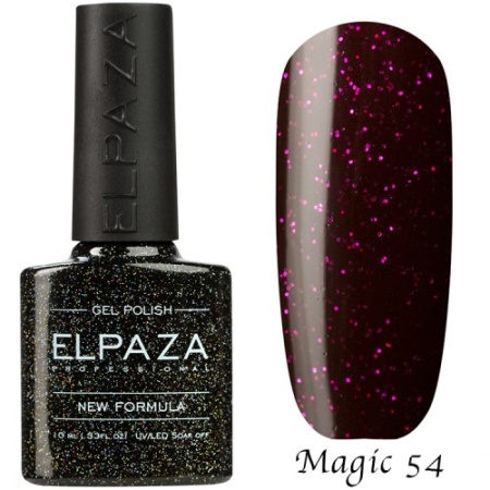 Гель-лак Elpaza (Эльпаза) Magic Glitter 054, 10 мл