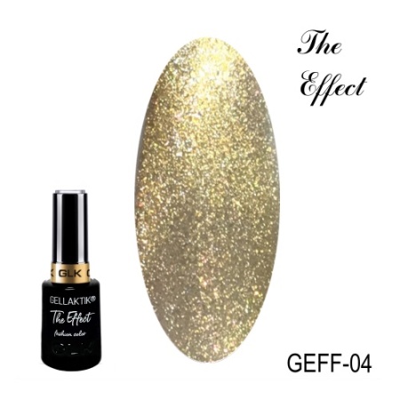 Гель-лак Gellaktik (Геллактик) магнитный 5D The Effect 04, 12 мл