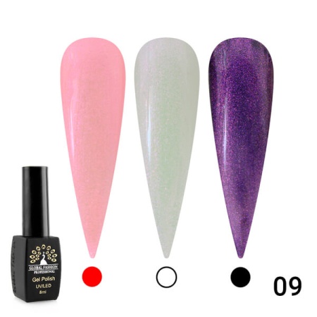 Гель-лак Global Fashion (Глобал Фэшн) Shine Star 009, 8 мл