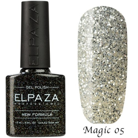 Гель-лак Elpaza (Эльпаза) Magic Glitter 005, 10 мл