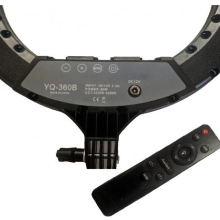 Кольцевая лампа YQ360B 36 см со штативом