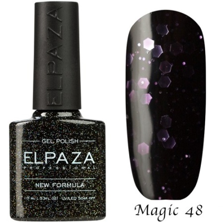 Гель-лак Elpaza (Эльпаза) Magic Glitter 048, 10 мл