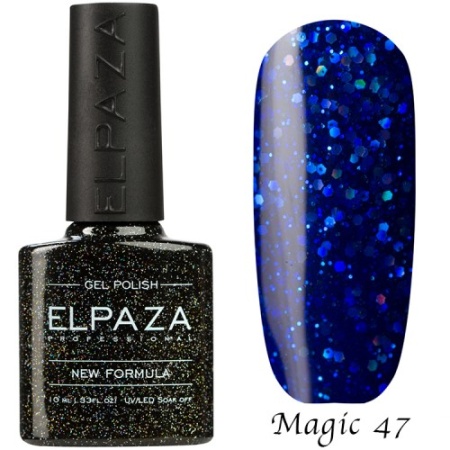 Гель-лак Elpaza (Эльпаза) Magic Glitter 047, 10 мл