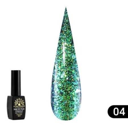 Гель-лак Global Fashion (Глобал Фэшн) Shine Spectrum 304, 8 мл