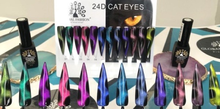 Гель-лак Global Fashion (Глобал Фэшн) кошачий глаз 24D Galactic 011, 8 мл