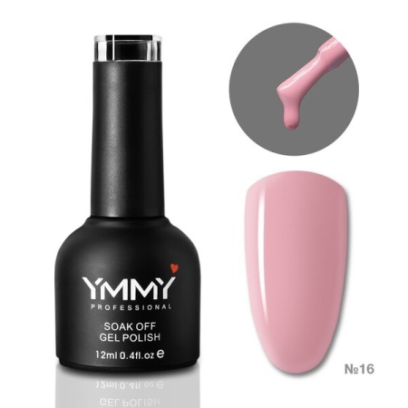 Гель-лак YMMY (Ямми) Нюд и камуфляж G 016, 12 мл
