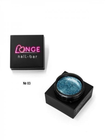 LONGE Nail-bar (Ланж неил бар) Гель-паутинка светоотражающая 03, 7 мл