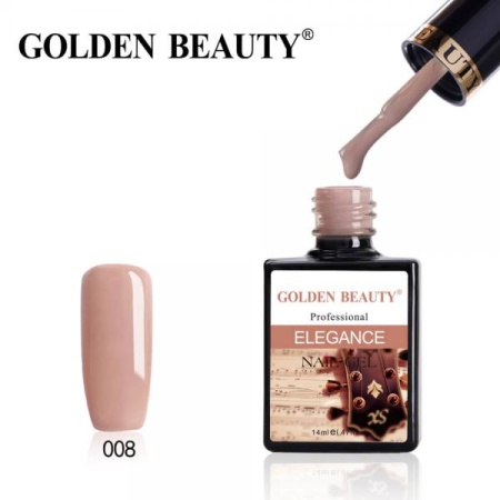 Гель-лак Golden Beauty (Голден Бьюти) Elegance 08, 14 мл