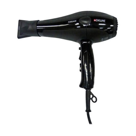 Dewal (Деваль) Фен Forsage черный, 2200 Вт, ионизация, 2 насадки, 03-106 Black