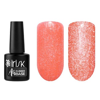 База Irisk светоотражающая Air Rubber Base, 22 Coral, 10мл База Irisk светоотражающая Air Rubber Base, 22 Coral, 10мл