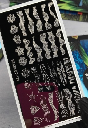 Пластина для стемпинга Starlet (старлет) № 139